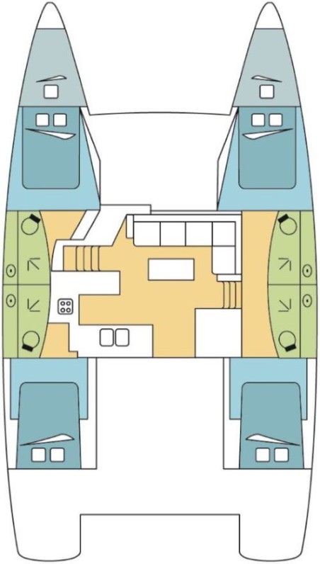 Fountaine Pajot Fountaine Pajot Elba 45 - 4 + 2 cab. SKIPPYCAT