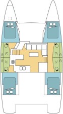 Fountaine Pajot Fountaine Pajot Elba 45 - 4 cab. FOLLOW THE SUN