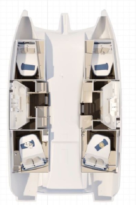 Fountaine Pajot Fountaine Pajot FP 41 Quatuor 2 SISLEY