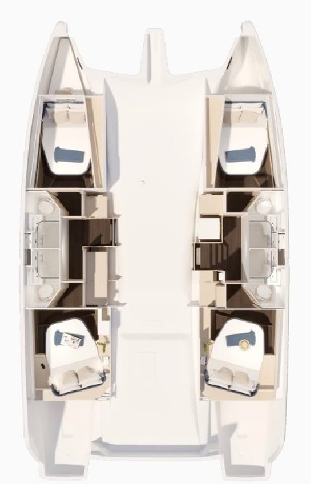 Fountaine Pajot Fountaine Pajot FP 44 Quatuor - 4 + 1 cab. NEWTON'S CRADLE
