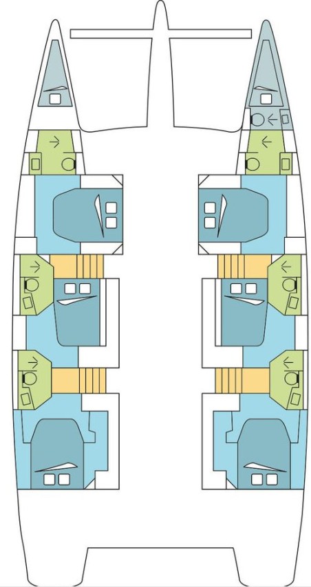 Fountaine Pajot Fountaine Pajot Ipanema 58 - 6 + 2 cab. DREAM BATTOWIA