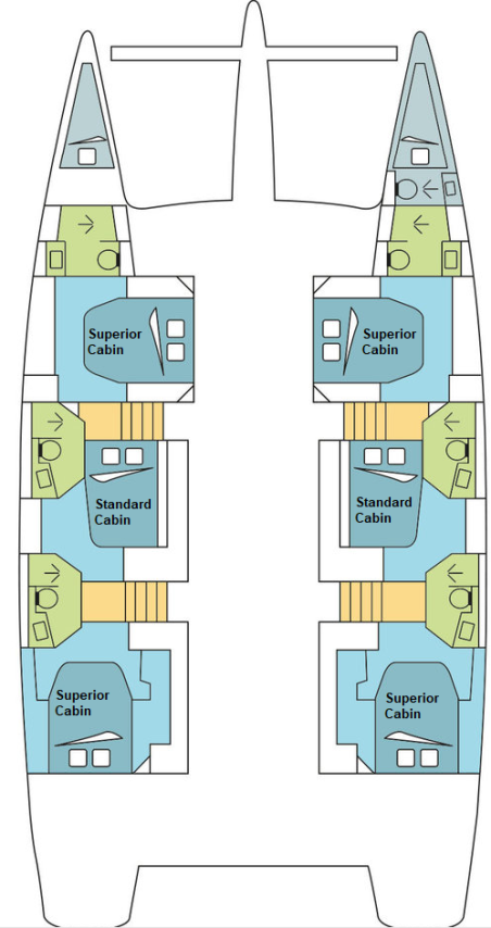 Fountaine Pajot Fountaine Pajot Ipanema 58 - 6 + 2 cab. DREAM MAYREAU