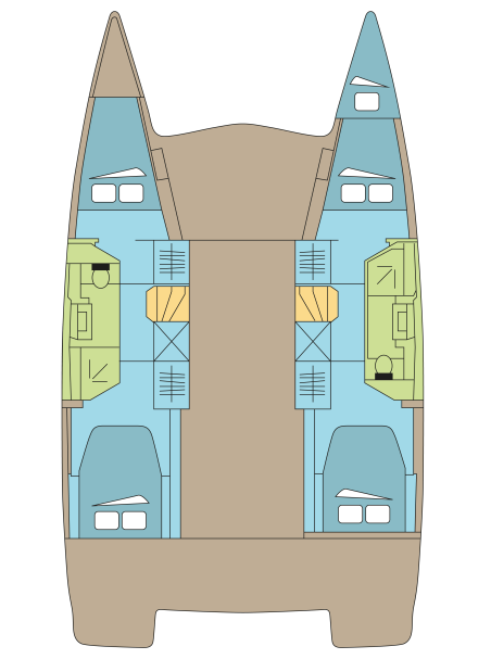 Fountaine Pajot Fountaine Pajot Isla 40 - 4 + 1 cab. CALICO