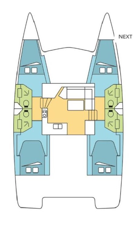 Fountaine Pajot Fountaine Pajot Lucia 40 - 4 cab. HARFANG