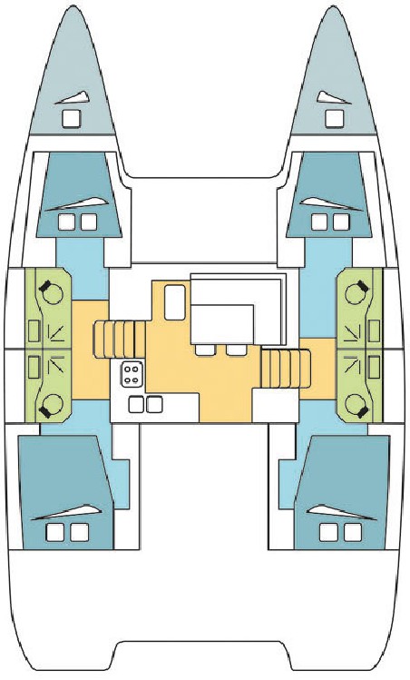 Lagoon-Bénéteau Lagoon 40 - 4 + 2 cab CHARRETTE VI