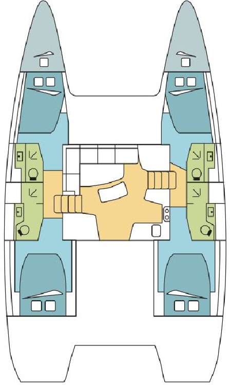 Lagoon-Bénéteau Lagoon 42 - 4 + 2 cab. CALENDULA