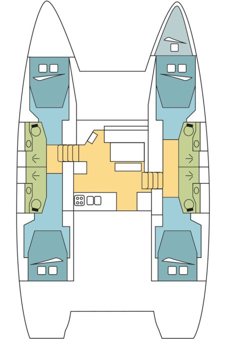 Lagoon-Bénéteau Lagoon 46 - 4 + 1 cab. MARYLOU