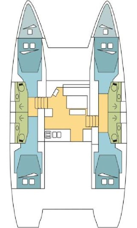 Lagoon-Bénéteau Lagoon 46 - 4 + 2 cab. GLORIA