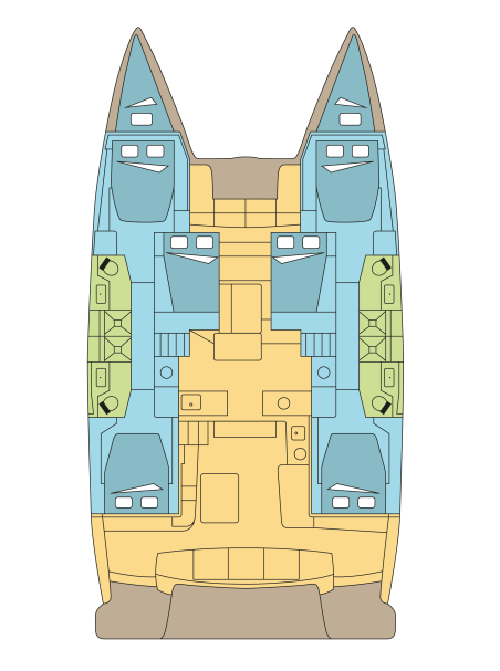 Lagoon-Bénéteau Lagoon 51 - 6 + 2 cab. SEA BEAR