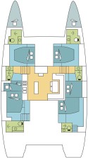 Lagoon 52 F - 6 + 2 cab. | Czarter jachtu Karaiby | Travelboat - 2