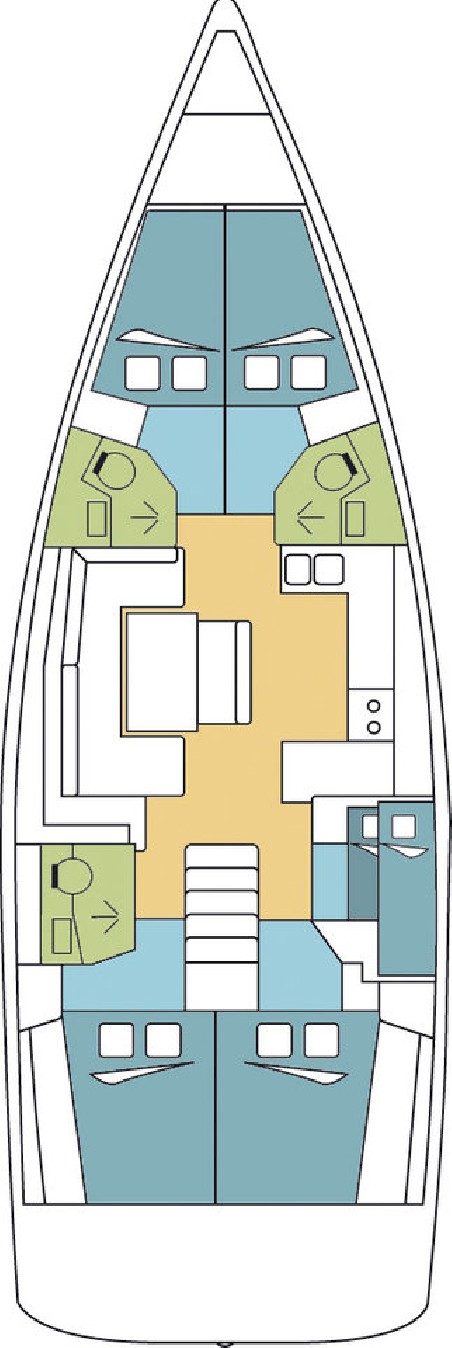 Bénéteau Oceanis 48 - 5 cab. STROMBOLI