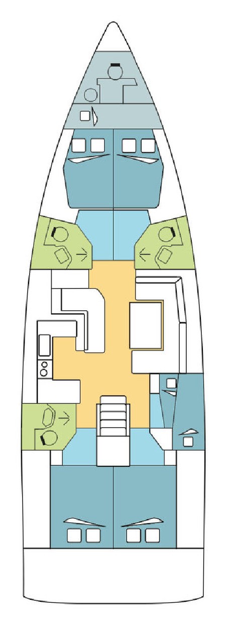 Bénéteau Oceanis 51.1 - 5 + 1 cab. MODRIAN