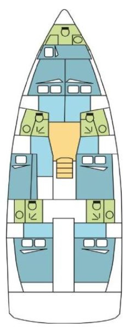 Jeanneau Sun Loft 47 - 6 + 1 cab. CYTISE