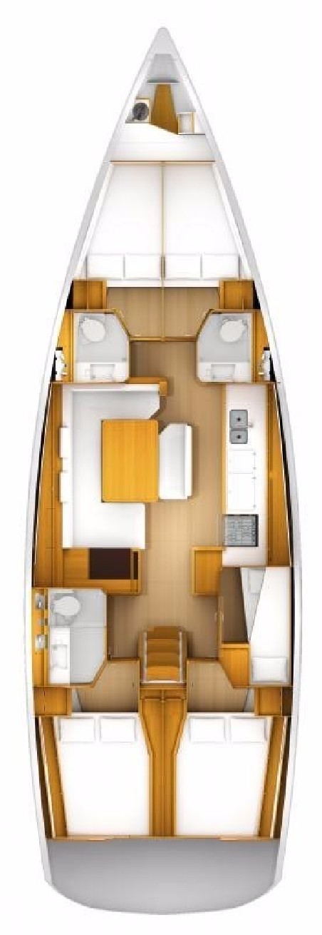 Jeanneau Sun Odyssey 519 - 5 + 1 cab. ZANZIBAR 2
