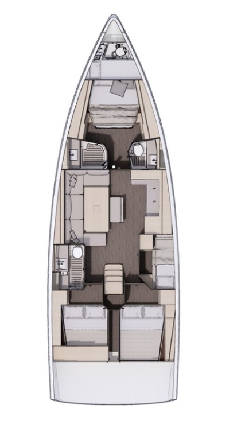 Dufour Yachts Dufour 470 - 4 + 1 cab. Suha Bey