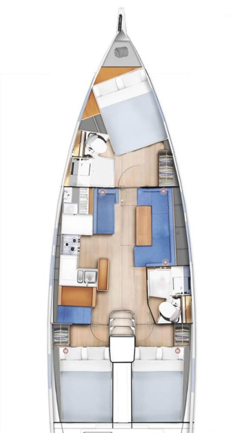 Jeanneau Sun Odyssey 410 - 3 cab. Chimera