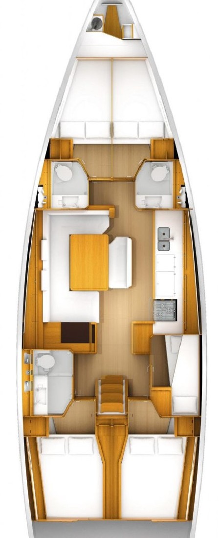 Jeanneau Sun Odyssey 519 - 5 + 1 cab. 4Fun