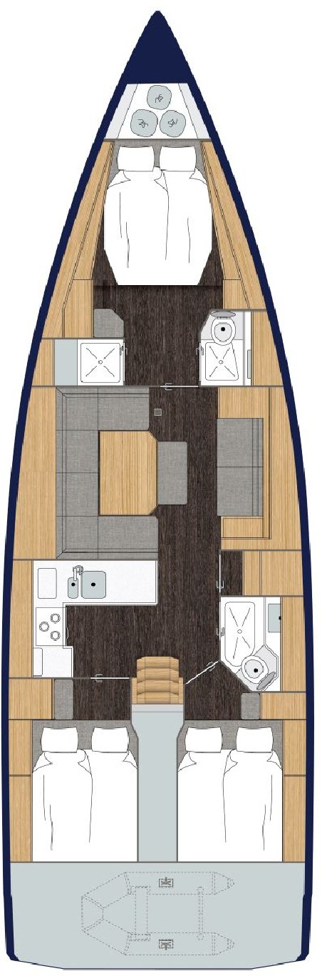 Bavaria Yachtbau Bavaria C45 Style - 3 cab. Santa Cruz