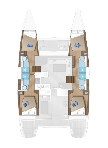 Lagoon-Bénéteau Lagoon 450 F - 4 + 2 cab. Annie