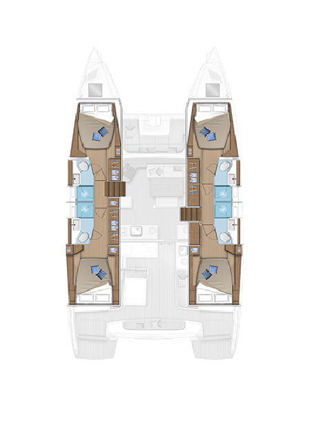 Lagoon-Bénéteau Lagoon 46 - 4 + 2 cab. Aqua Vitae