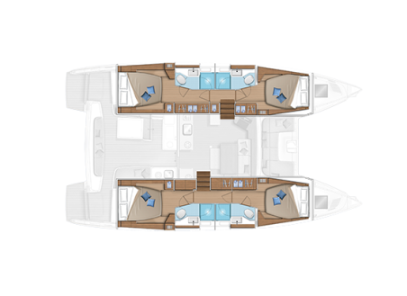 Lagoon-Bénéteau Lagoon 46 - 4 + 2 cab. White Pearl