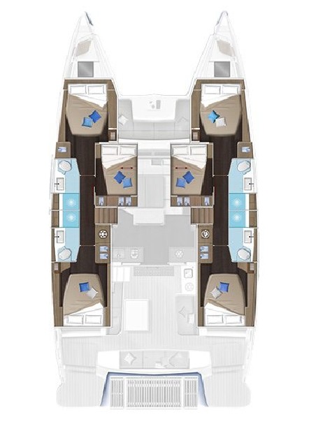 Lagoon-Bénéteau Lagoon 51 - 6 cab. Jewel