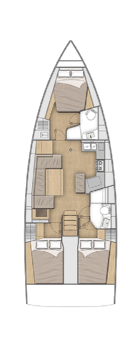 Bénéteau Oceanis 40.1 - 3 cab. Ferrari