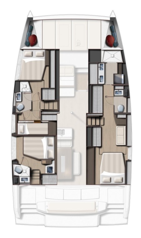 Catana Group Bali 4.6 - 4 cab. OW Sail and Travel