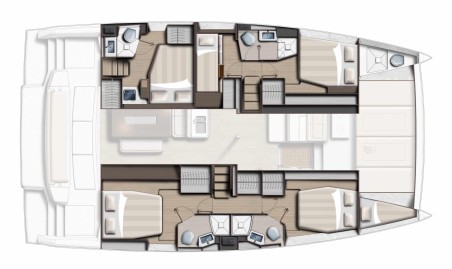 Catana Group Bali 4.6 - 5 + 1 cab. Grand Azure