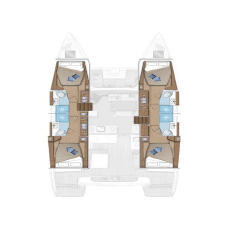 Lagoon-Bénéteau Lagoon 46 - 4 + 1 cab. Eternityx