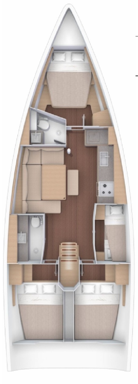 Dufour Yachts Dufour 430 GL Tahiri - bareboat