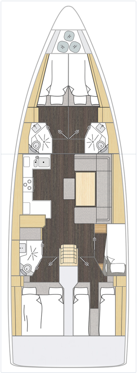 Bavaria Yachtbau Bavaria C46 - 5 cab. Rib Eye