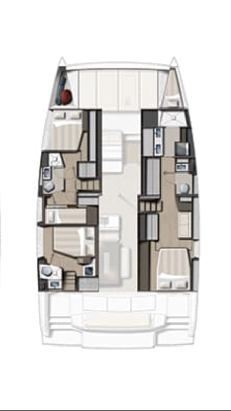 Catana Group Bali 4.6 - 4 + 1 cab. Brain