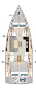 Hanse Yachts Hanse 460 - 4 cab. Janina
