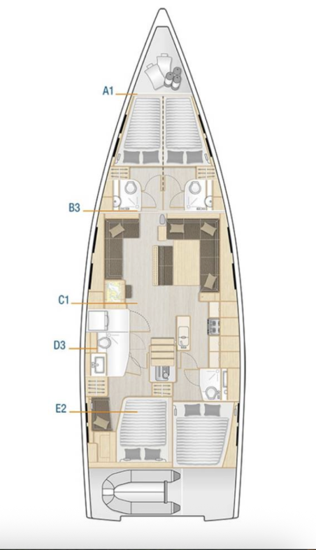 Hanse 548 | Yacht Charter Croatia | Travelboat
