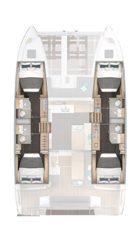 Lagoon-Bénéteau Lagoon 43 - 4 + 2 cab. Stela