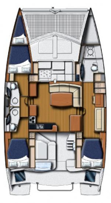Leopard Catamarans / Robertson & Caine Leopard 45 - 3 + 1 cab. Manaphy
