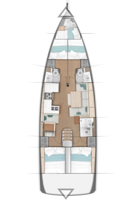 Jeanneau Sun Odyssey 490 - 4 + 1 cab. Sofiya