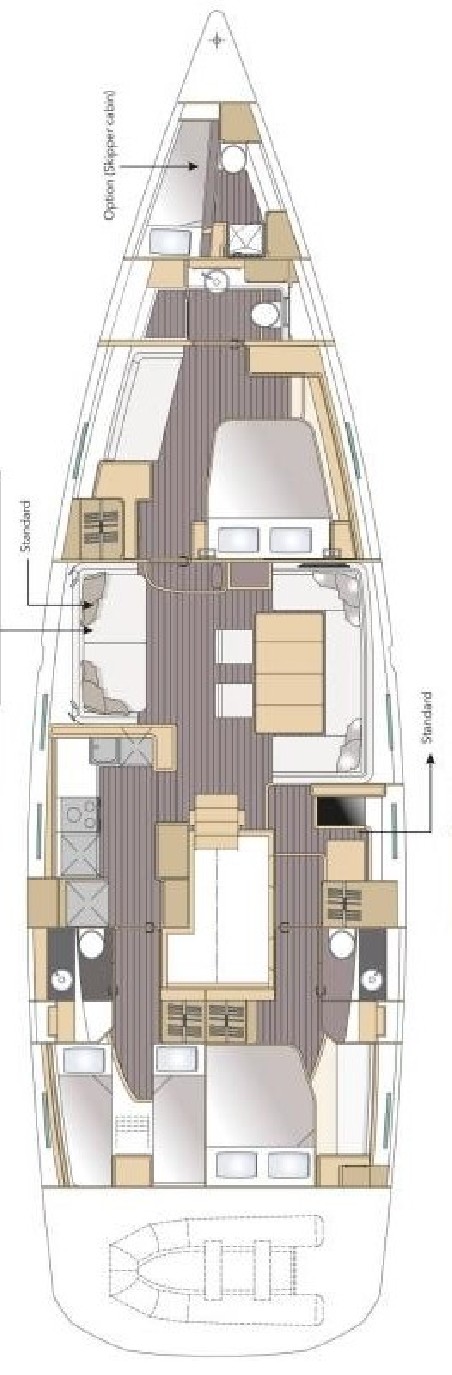 Jeanneau Jeanneau 64 - 4 cab. Aria