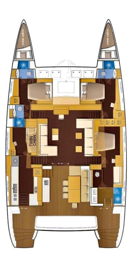 Lagoon-Bénéteau Lagoon 620 - 6 cab. Camaron