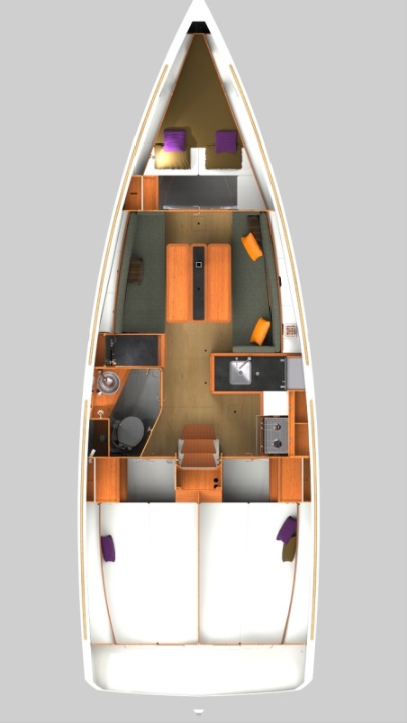 Jeanneau Sun Odyssey 349 - 3 cab. Romana