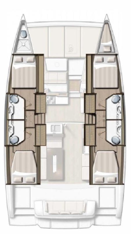 Catana Group Bali 4.2 - 4 + 1 cab. Bella Luna