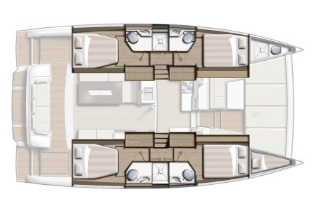Catana Group Bali 4.2 - 4 + 1 cab. Maly
