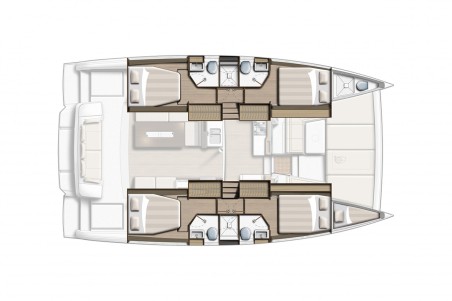 Catana Group Bali 4.2 - 4 + 1 cab. Nedo