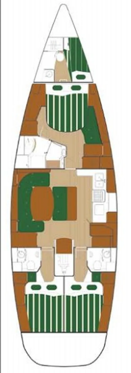 Bénéteau Beneteau 50 - 3 + 1 cab. Tetina