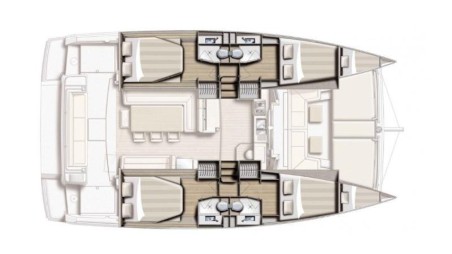Catana Group Bali 4.1 - 4 cab. Golden Waters