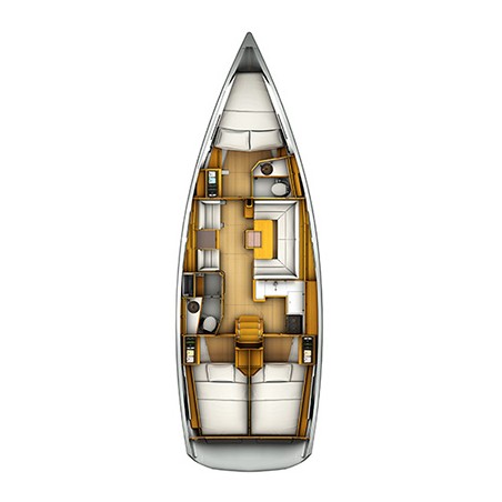 Jeanneau Sun Odyssey 419 - 3 cab. Blueberry