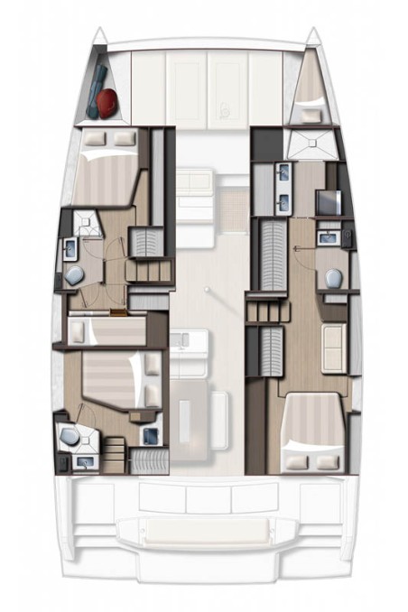 Catana Group Bali 4.6 - 4 + 1 cab. La Traviesa
