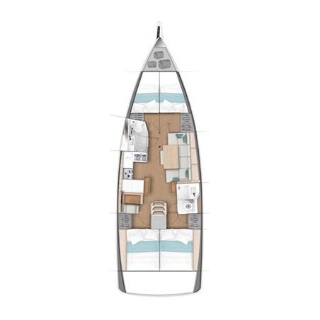 Jeanneau Sun Odyssey 440 - 4 cab. Diamond