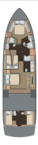 Numarine 62 Flybridge | Czarter jachtu Turcja | Travelboat - 2